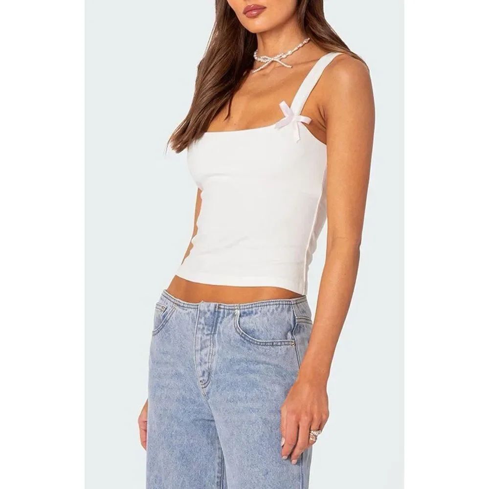 Edikted Lola Rib Crop Tank Ladies size XS